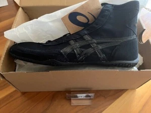 ASICS Wrestling Shoes 1083A001 Black x black x black Successor to ASICS EX-EO - Picture 1 of 6