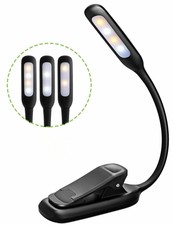 Litom Lampe de lecture Livre 4 LED Lumière Blanc froid et Chaud