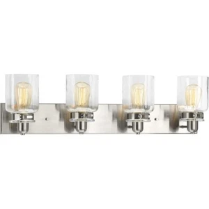 Progress Lighting Calhoun 30-1/4 in. 4-Light Industrial Bathroom Vanity Light - Picture 1 of 9