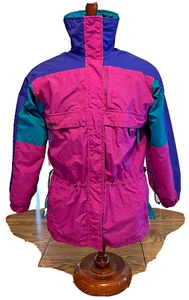 Columbia Sportswear VTG Womens Gizzmo Jacket Color Block Detachable Liner Medium - Picture 1 of 17