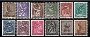Vatikanstadt # 423 - 432 & E17 - E18 , Papst Paul VI , F-VF OG NH - I Kombiniere S/H - Bild 1 von 1
