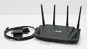 ASUS RT-AX58U AX3000 Dual Band Gaming WIFI 6 Wireless Router READ - Picture 1 of 8