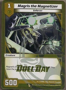 KAIJUDO PLAY SET MAGRIS THE MAGNETIZER DUEL DAY FOIL PROMO CARD P7/Y2PRM (x3) - Picture 1 of 1