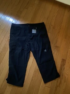 Pantalones capri Eddie Bauer para mujer negros UPF 50 senderismo al aire libre talla 14 NUEVO - Imagen 1 de 4