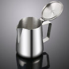  Stainless Steel Cup Milk Pour Jug Concentrated Coffee Cups with Lids