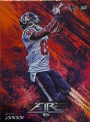 2014 Topps Fire #15 Andre Johnson Purple - Image 1 of 2