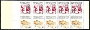 Mikronesien - Sehenswürdigkeiten Markenheftchen postfrisch 1988 Mi. 89-90 D - Bild 1 von 2