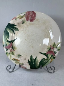 Volupte Pattern Gien France Floral 10 3/4" Dinner Plate Faiencerie De Gien - Picture 1 of 3