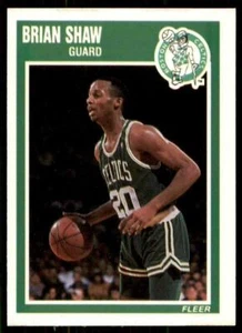 1989-90 Fleer Brian Shaw Boston Celtics #14 - Picture 1 of 2