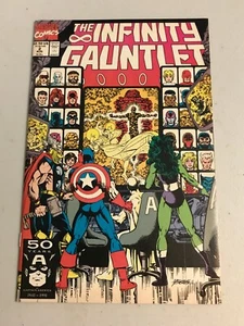 INFINITY GAUNTLET #2 ICONIC GEORGE PEREZ COPPER AGE MARVEL KEY - COPY #2 - Picture 1 of 2