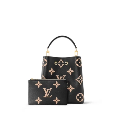 Nuevo en caja Louis Vuitton Néonoé MM negro/beige M45497 con bolsa 💯% auténtico 🥇 Foto 1 de 4