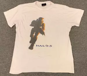 Halo 3 2007 Promo T-Shirt Bungie Microsoft Master Chief Xbox 360 - Picture 1 of 7