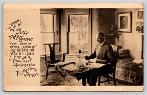Presidente RPPC Presidente Coolidge Homestead Plymouth Vermont Juramento de Oficina - Imagen 1 de 2