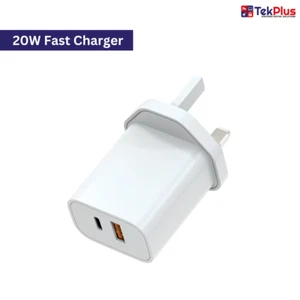 20W Superschnelles Netzteil, USB-C & USB Stecker, USB Ladestecker für iPhone - Bild 1 von 5