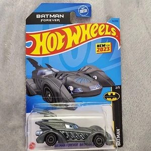 2023 Hot Wheels Batman Forever Batmobile Grey 2/5 55/250 Mattel DC - New/Sealed - Picture 1 of 3
