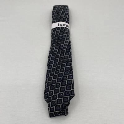 Bar III Men's Slim Skinny Neck Tie Grey Percy Neat 2.5" Blade NWT - Image 1 of 3