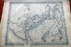 1852 RARE BEAUTIFUL COLTON ANTIQUE ATLAS MAP OF EAST AFRICA-HANDCOLORED