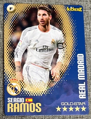 Sergio Ramos Real Madrid 2013-14 Kickerz - Gold-Star Spain - Image 1 of 2