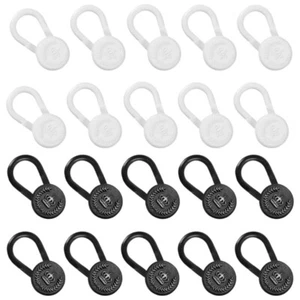 20pcs Collar Extenders Elastic Button Neck Extender Lengthen Buckle for Mens - Picture 1 of 7