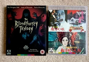 The Bloodthirsty Trilogy - Blu-ray - Arrow Video - Slipcover, Special Edition - Foto 1 di 4