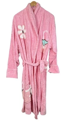 BOLSO MONEDERO PERRO MARGARITA CANYON GROP Albornoz Chenille Rosa Para Mujer Grande Foto 1 de 4