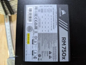 Corsair RM750x Power PC power supply with cabels - Afbeelding 1 van 2