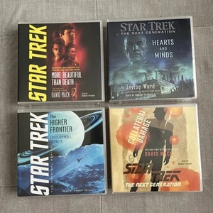 Lot Of Star Trek Audio Cd Books, Original Series, Next Generation, Kelvin TL New - Picture 1 of 20