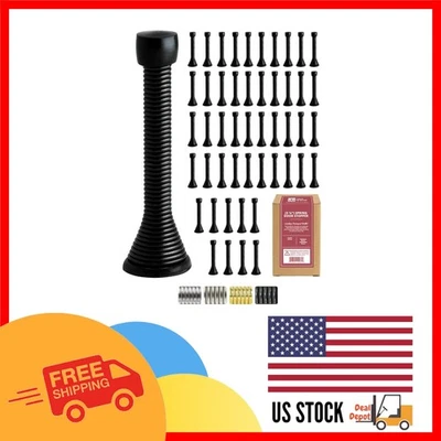 Paquete de 50 topes de puerta de resorte de alta resistencia Jack N’ Drill | A prueba de óxido y flexible Foto 1 de 4