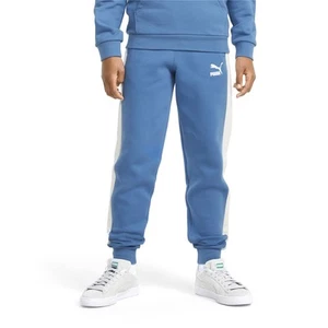 PUMA Iconic T7 Track Pants Youth Girls Blue Casual Athletic Bottoms 530118-48 - Picture 1 of 4