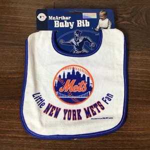 Little New York Mets Fan Baby Bib One Size Fits Most MLB NY Baseball NEW 2006 - Picture 1 of 2