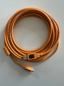 TetherPro Tether USB Type-C Male to USB 3.0 Type-A Male Cable 15 Ft - Picture 1 of 4