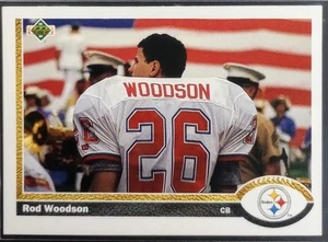 1991 Upper Deck Rod Woodson #111 Pittsburgh Steelers - Picture 1 of 3