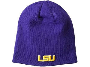NCAA Zephyr Lsu Tigers Mens Edge Knit Beanie, Adjustable, Team Color One Size - Picture 1 of 1