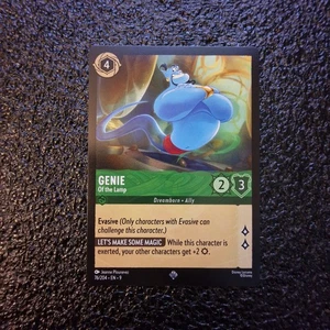 Genie Of the Lamp - 76/204 - Super Rare - Disney Lorcana - Picture 1 of 2