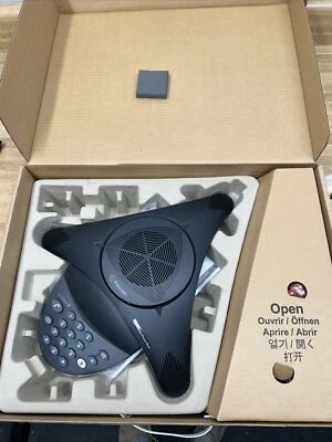 Polycom SoundStation2 Conference Phone 2201-15100-601 with Wall Module - Image 1 of 4