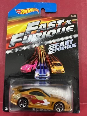 2014 HOT WHEELS FAST & FURIOUS 2 FAST 2 FURIOUS '94 TOYOTA SUPRA 02/08 - Image 1 of 4