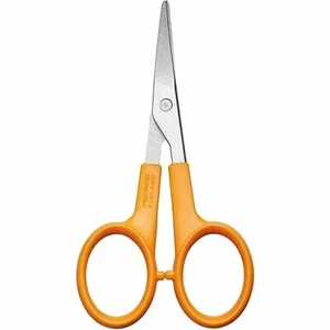 Fiskars Classic Curved Manicure Scissors, With Thin Blades For Precision Cutting