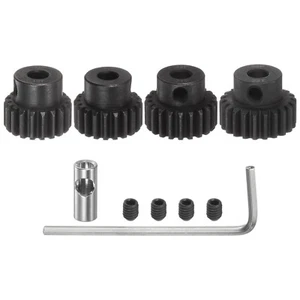 4pcs 32P Pinion Gear 5mm Shaft 19T 20T 21T 22T Motor Gears Hardened Steel - Picture 1 of 7