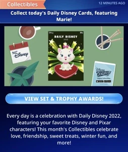 Juego Completo - Topps Disney Collect FEBRERO 56 Tarjetas DIARIAS - 2 Cada Día - Imagen 1 de 1