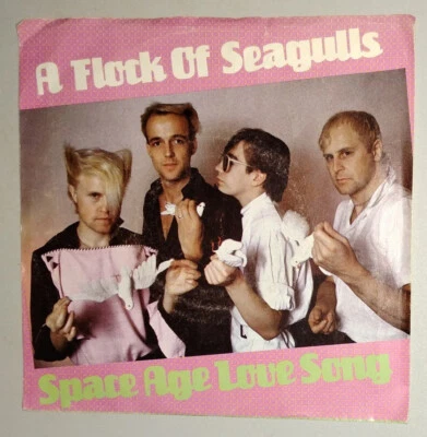 Flock of Seagulls -  Space Age Love Song - Windows  - Vinyl 45 Jive Records 1982 - Image 1 of 4