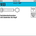 Sechskantschraube DIN 933 VG M 10 x 130 A 4 (- 70)