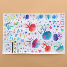  Cartoon Wall Sticker Sea Jellyfish Decorative DIY Creative Removable Sticker