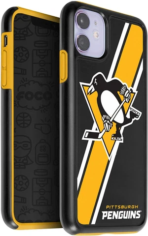 FOCO NHL Pittsburgh Penguins Dual Hybrid Case for iPhone 11(6.1) Cover