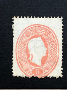 LOMBARDY VENETIA stamp 1861 Franz Joseph / Scott 13 / MH / R423