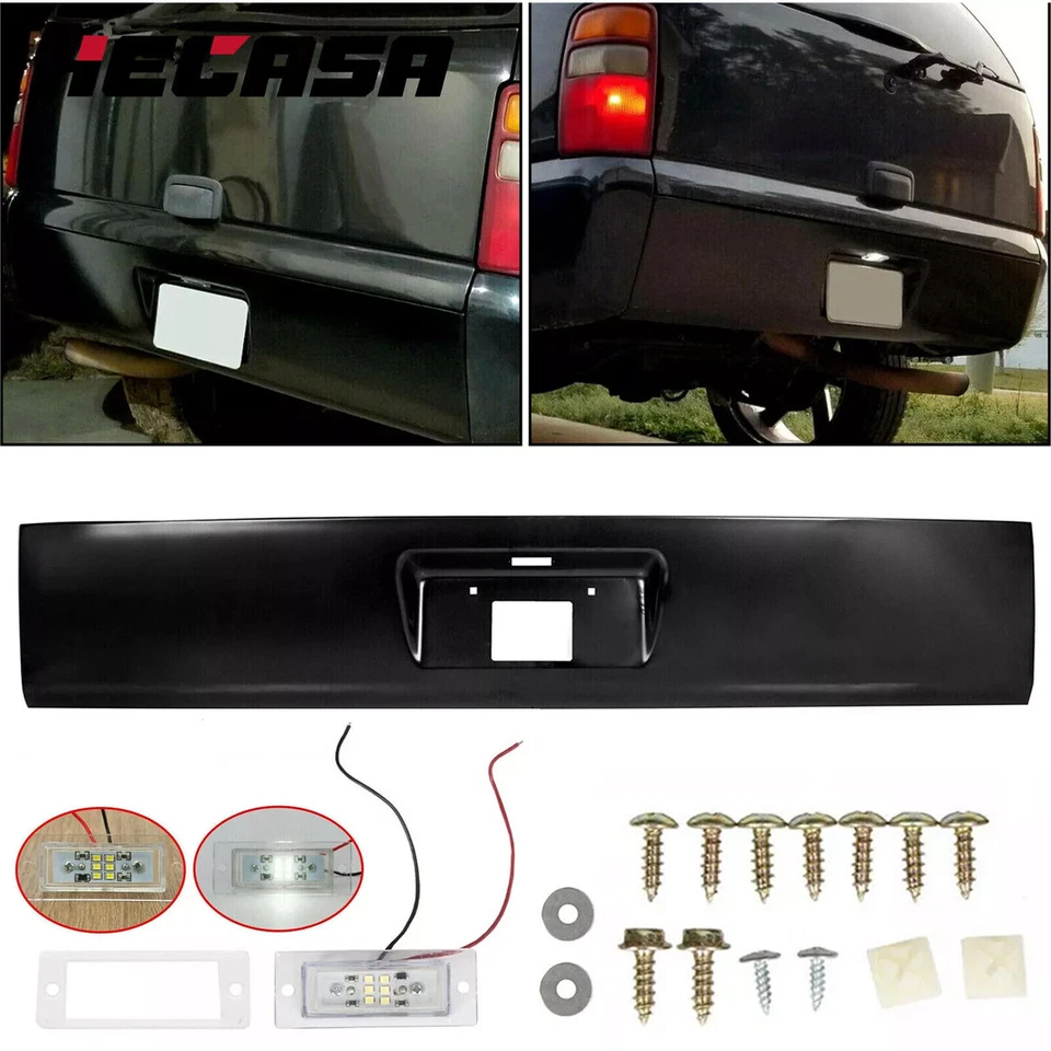 Rear Roll Pan w/LED Light For 2000-2006 Chevrolet Suburban 2500 Tahoe GMC Yukon Foto 1 de 4