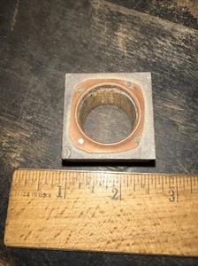 Print Block  “ Brass Border Frame “ Room For Type, Round - Picture 1 of 6