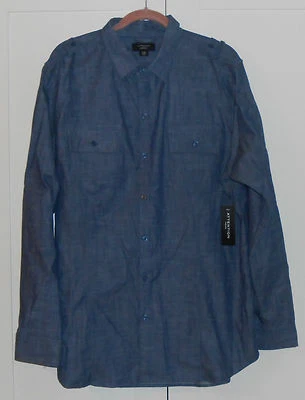 CAMISA VAQUERA HOMBRE ATENCIÓN CORTE MODERNO ABOTONADA - TALLA XLARGE  Foto 1 de 2