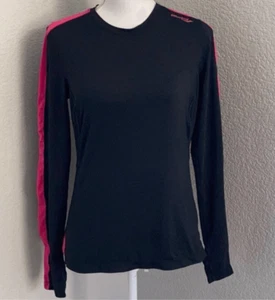 Saucony Long Sleeve Black Running Shirt Size Medium - Picture 1 of 10