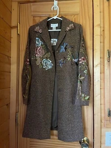 Newport News knielange bestickte Jacke - Bild 1 von 1