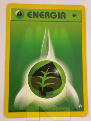 Energia Base Erba / Grass ® Neo Genesis 108/111 Pokemon 1ª ED. Italiano Good - Immagine 1 di 2